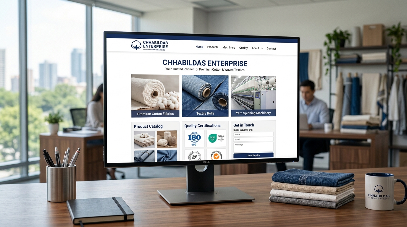 Chhabildas Enterprise — Digital Presence for Cotton & Textile Business