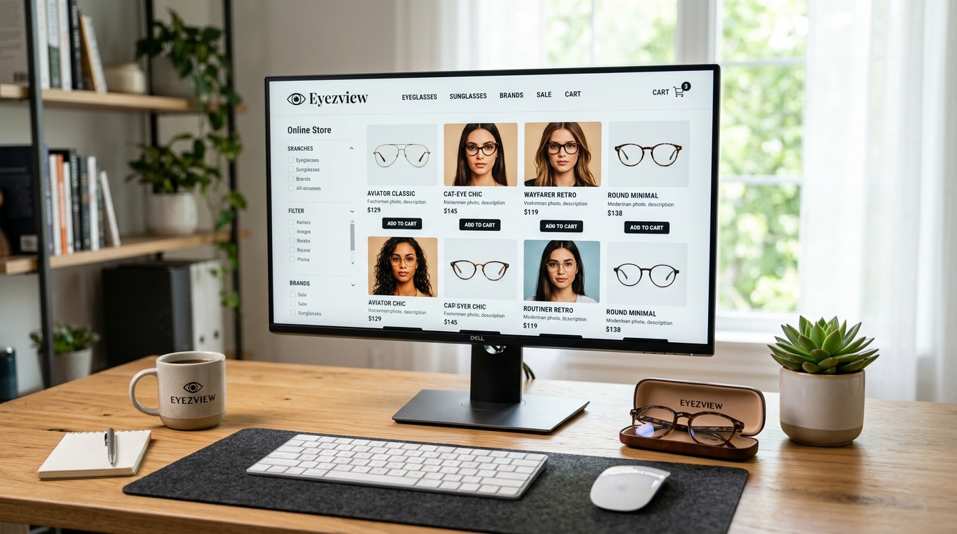 Eyezview — Digital Shopping Platform for Modern Eyewear