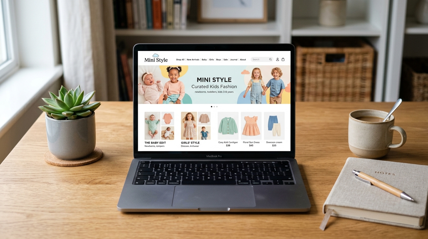 Mini Style — Digital Presence for Kids’ Fashion & Clothing