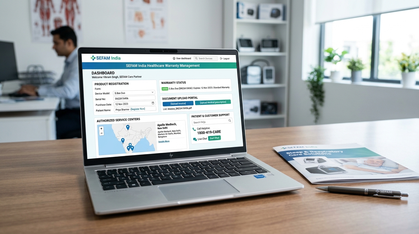 SEFAM India — Digital Product Warranty & Service Platform