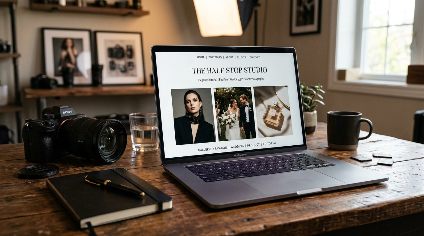 The Half Stop Studio — Digital Portfolio for Professional Photography